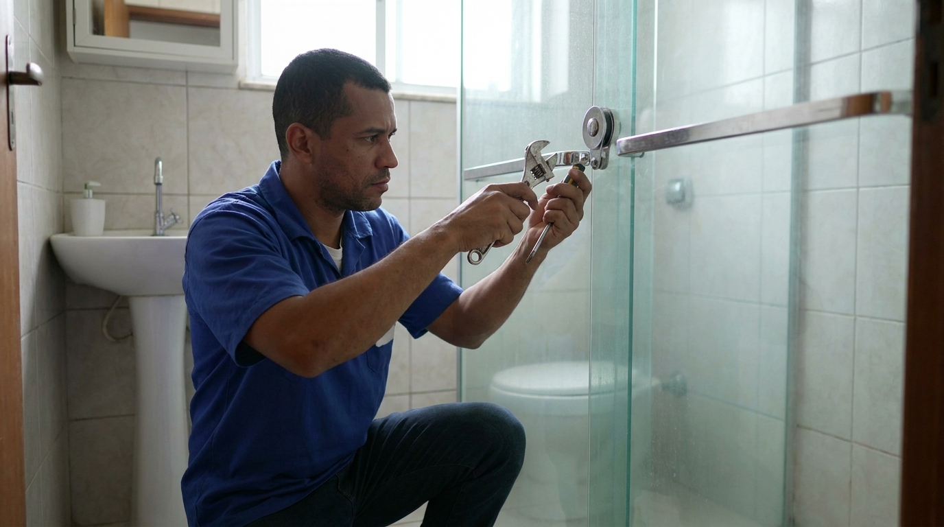 Manutenção e reparo de box de vidro perto de mim em Divinópolis‑MG